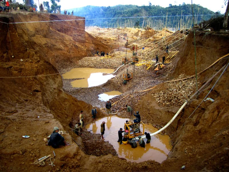 Gold mining in Russia