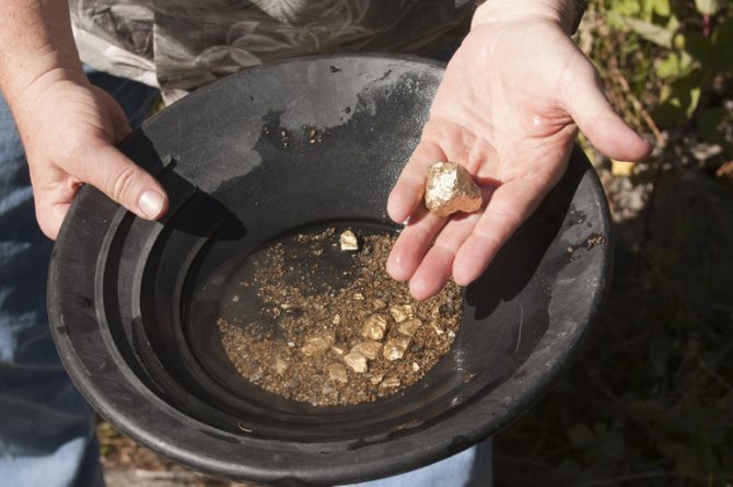 Gold mining