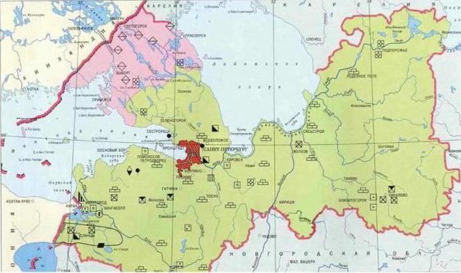 карта полезных ископаемых ленинградской области