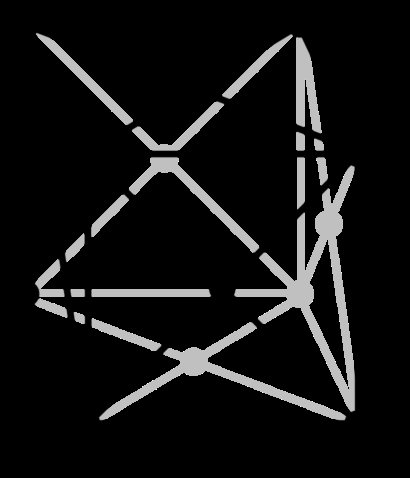 Iridium crystal lattice