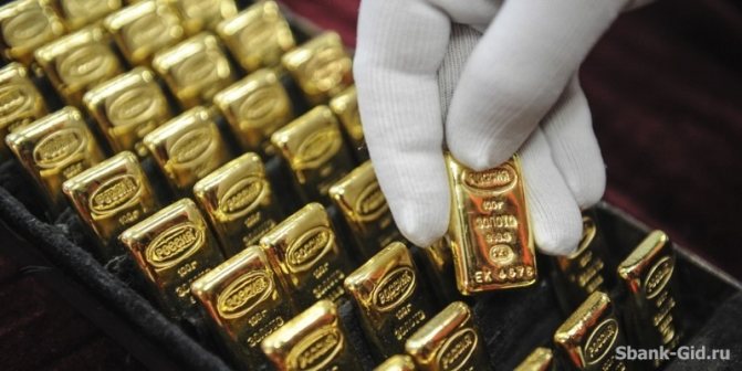 Buying gold prices in Sberbank