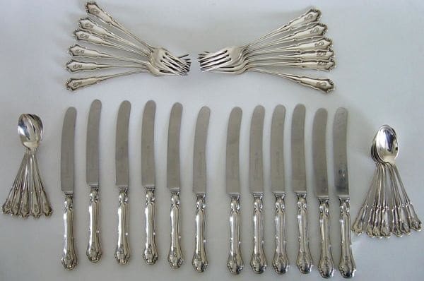 silver cutlery