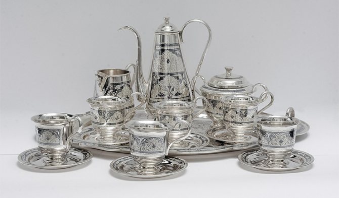 Silver table service