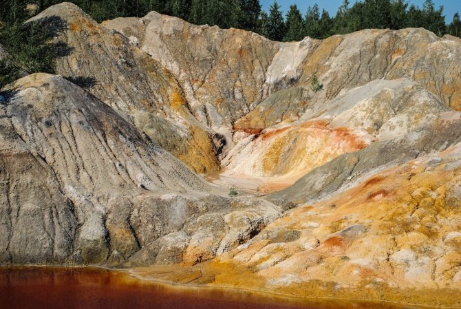 Sverdlovsk region, Ural, Ural Mars, Martian desert, Bogdanovich clay quarries